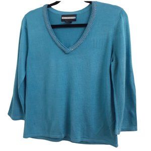 Requirements Turquoise Top Size Large